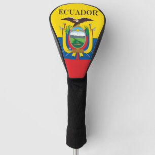 Flagge von Ecuador Golf Headcover