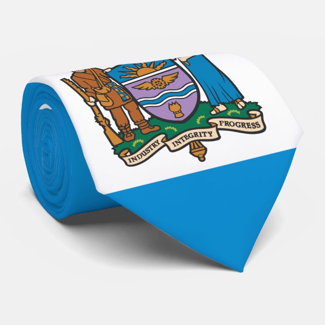 Flagge von Edmonton (Alberta, Kanada) Krawatte (Gerollt)