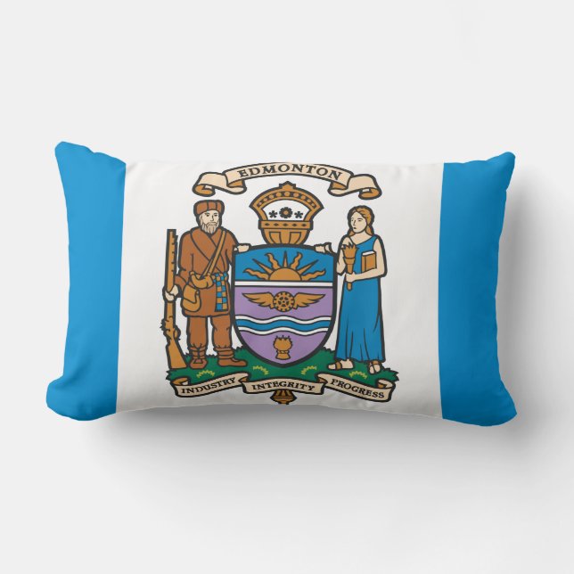 Flagge von Edmonton (Alberta, Kanada) Lendenkissen (Vorderseite)