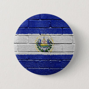 Flagge von El Salvador Button