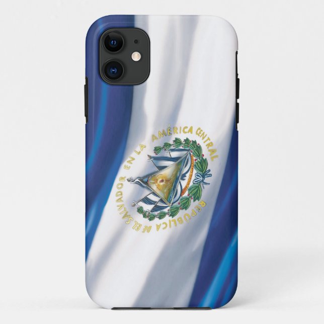 Flagge von El Salvador iPhone 5 Case-Mate Hülle (Rückseite)