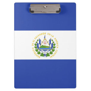Flagge von El Salvador Klemmbrett