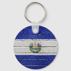 Flagge von El Salvador Schlüsselanhänger