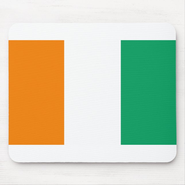 Flagge von Elfenbeinküste Mousepad (Vorne)