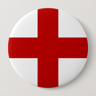 Flagge von England oder St. George Cross Button