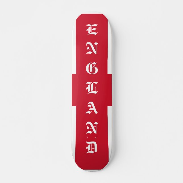 Flagge von England Skateboard (Vorne)
