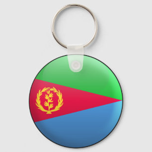 Flagge von Eritrea Schlüsselanhänger