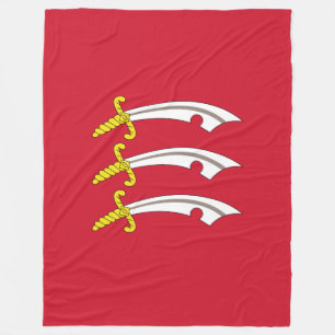 Flagge von Essex Fleecedecke