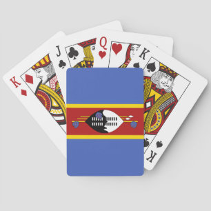 Flagge von Eswatini Spielkarten