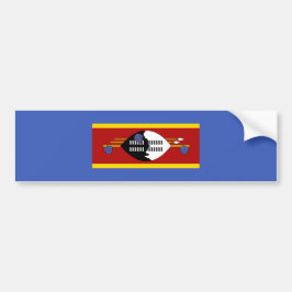 Flagge von Eswatini (Swasiland) Autoaufkleber