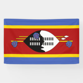 Flagge von Eswatini (Swasiland) Banner