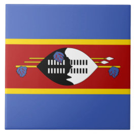 Flagge von Eswatini (Swasiland) Fliese