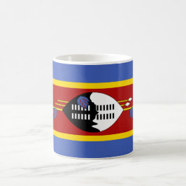 Flagge von Eswatini (Swasiland) Kaffeetasse