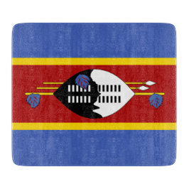 Flagge von Eswatini (Swasiland) Schneidebrett