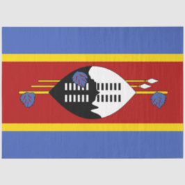 Flagge von Eswatini (Swasiland) Seidenpapier