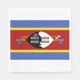 Flagge von Eswatini (Swasiland) Serviette