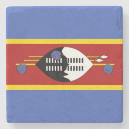 Flagge von Eswatini (Swasiland) Steinuntersetzer