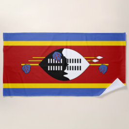Flagge von Eswatini (Swasiland) Strandtuch
