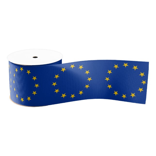 Flagge von Europa, europäische Flagge Ripsband (Spule)