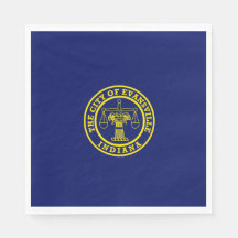 Flagge von Evansville (Indiana)