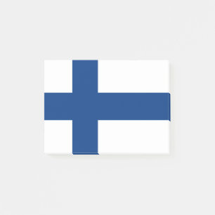 Flagge von Finnland Posten-it® Anmerkungen Post-it Klebezettel