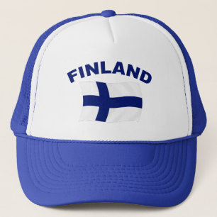 Flagge von Finnland Truckerkappe