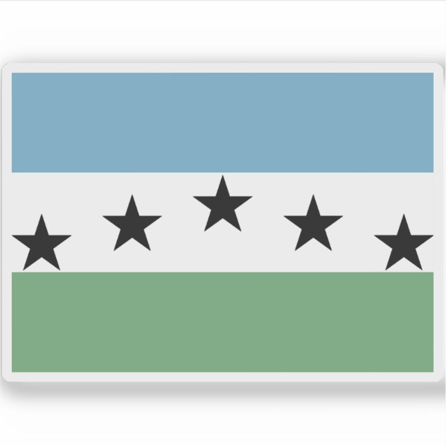 Flagge von Firestone, Colorado Aufkleber (Vorderseite)