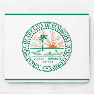 Flagge von Fort Pembroke Pines, Florida Mousepad