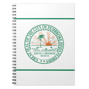 Flagge von Fort Pembroke Pines, Florida Notizblock