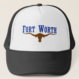 Flagge von Fort Worth Texas Truckerkappe