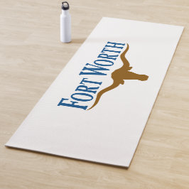 Flagge von Fort Worth (Texas) Yogamatte