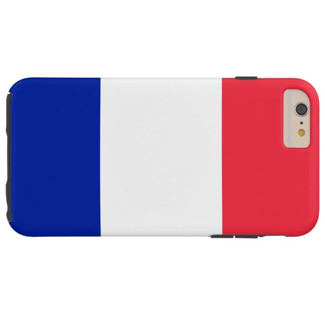 Flagge von Frankreich Case-Mate iPhone Hülle (Rückseite Horizontal)