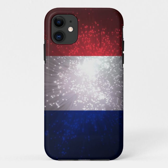 Flagge von Frankreich Case-Mate iPhone Hülle (Rückseite)