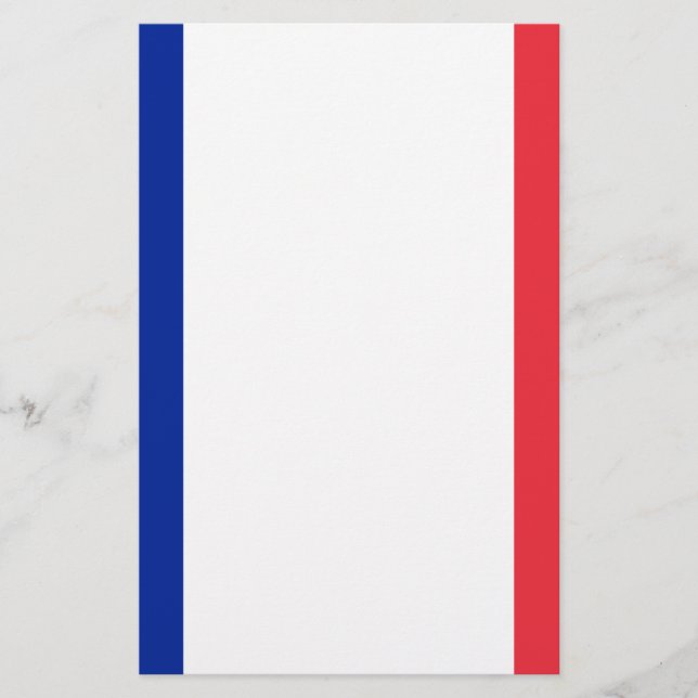 Flagge von Frankreich; Französische Flagge, Briefpapier (Vorderseite)