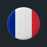 Flagge von Frankreich; Französische Flagge, Button<br><div class="desc">La Frankreich,  drapeau tricolore Blau,  blanc,  Rouge,  également appelé "drapeau ou pavillon tricolore" Le Drapeau de,  est l'emblème nationales de la République française.  Die Staatsflagge von Frankreich ist eine tricolour Flagge,  die drei vertikale Bänder gefärbt blau kennzeichnet,  weiß und Rot. Es bekannt als französische Tricolour oder einfach Tricolour (Tricolore).</div>