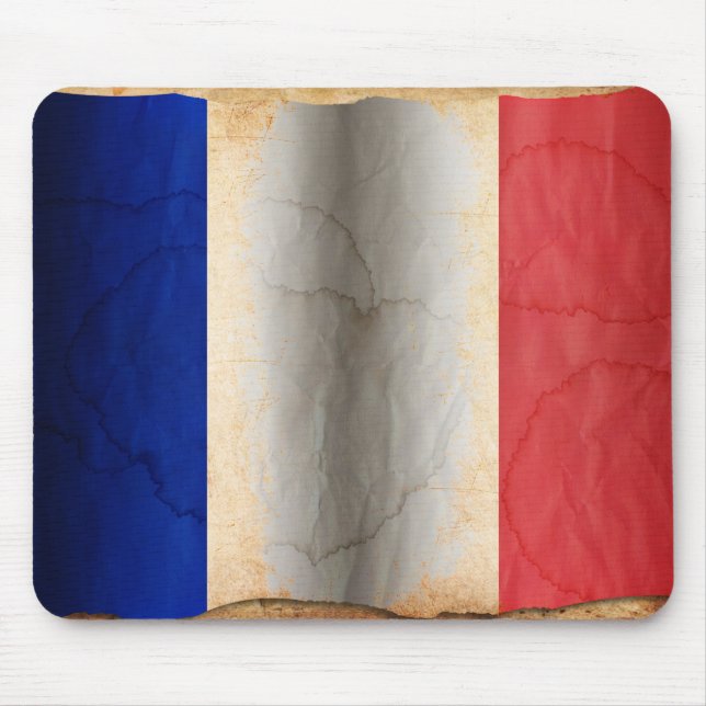 Flagge von Frankreich-Mauspad Mousepad (Vorne)