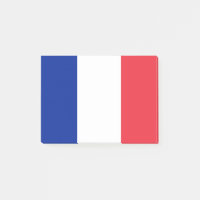 Flagge von Frankreich Posten-it® Anmerkungen