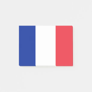 Flagge von Frankreich Posten-it® Anmerkungen Post-it Klebezettel