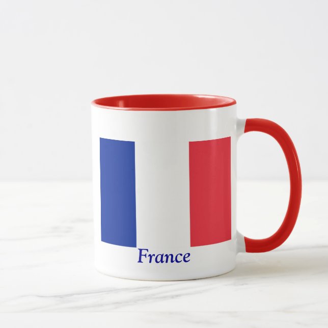 Flagge von Frankreich Tasse (Rechts)