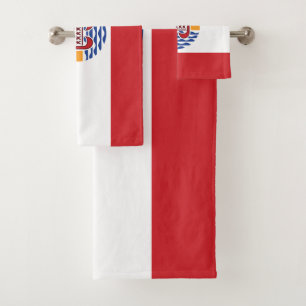 Flagge von Französisch-Polynesien Badhandtuch Set