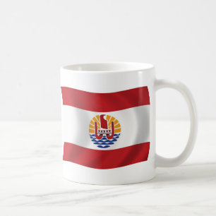 Flagge von Französisch-Polynesien Becher Tasse