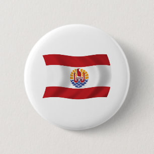 Flagge von Französisch-Polynesien Button