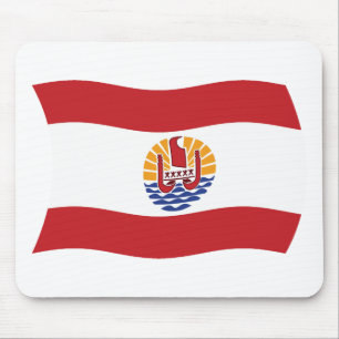Flagge von Französisch-Polynesien Mauspad