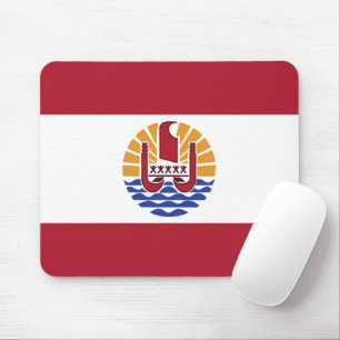 Flagge von Französisch-Polynesien Mousepad