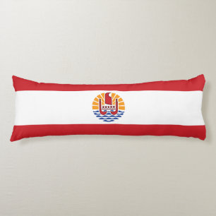 Flagge von Französisch-Polynesien Seitenschläferkissen