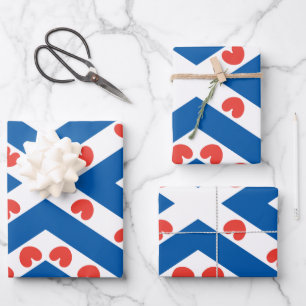 Flagge von Friesland Geschenkpapier Set