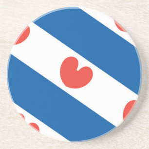 Flagge von Friesland Getränkeuntersetzer