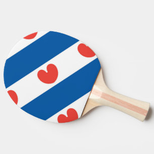 Flagge von Friesland Tischtennis Schläger