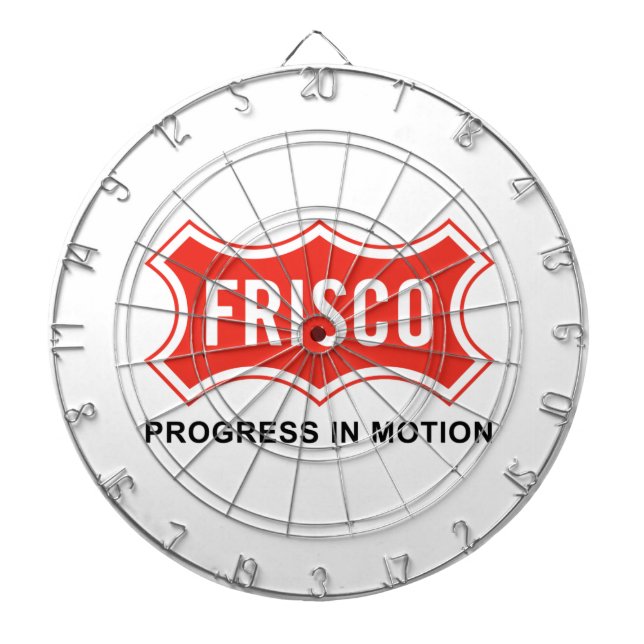 Flagge von Frisco (Texas City) Dartscheibe (vorne)