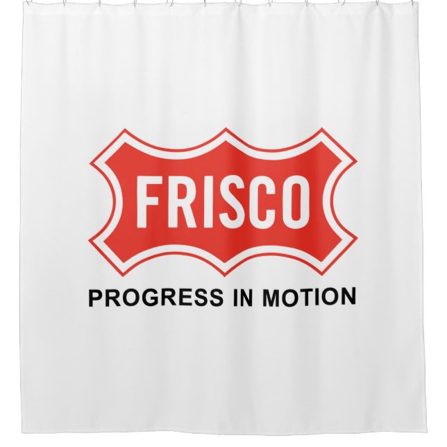 Flagge von Frisco (Texas City) Duschvorhang (Vorderseite)
